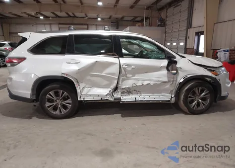 2015 Toyota Highlander Xle V6 из США, поврежденный, VIN 5TDKKRFH0FS072178
